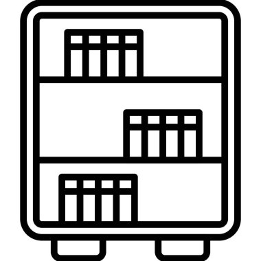 mobilya kutsal kişilerin resmi, vektör çizim