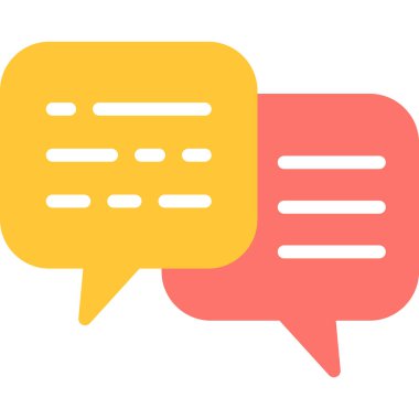 konuşma kabarcığı vektör çizimi