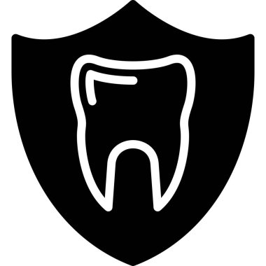 diş simgesi vektör illüstrasyonu
