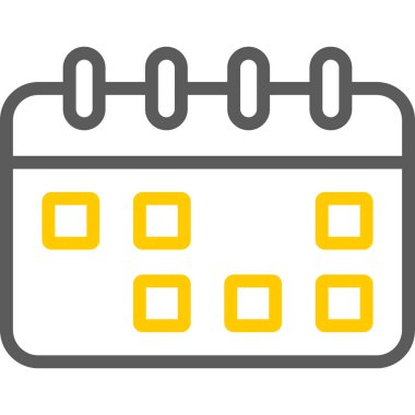 takvim tarihi gün simgesi ana hat biçiminde