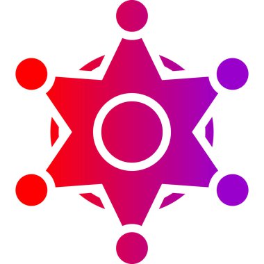 yıldız simgesi, vektör çizimi