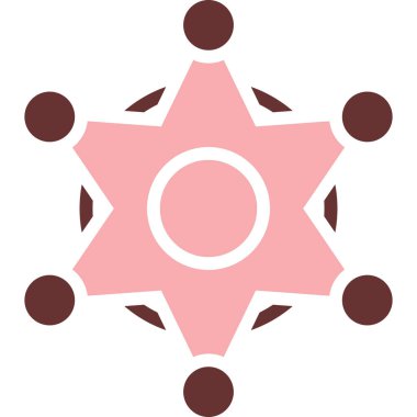 Bir çiçeğin vektör illüstrasyonu