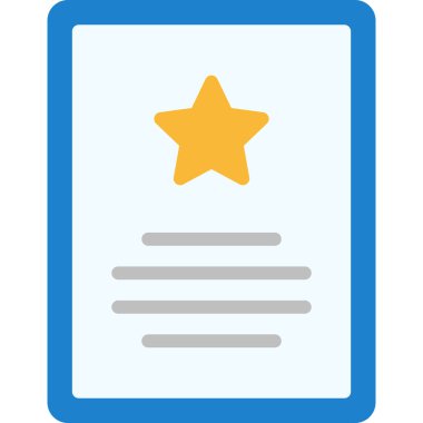 derecelendirme simgesi vektör illüstrasyonu