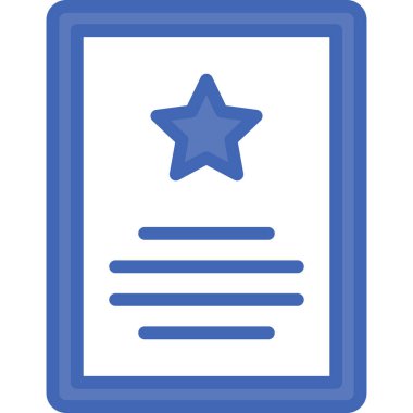 Web sayfası simgesi basit illüstrasyon