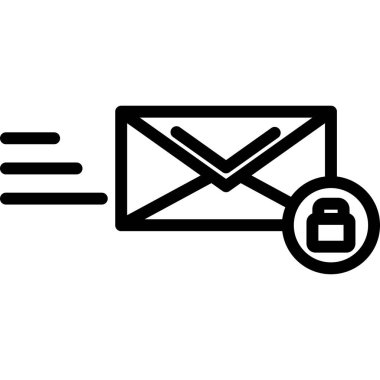 e- posta iletisi simgesi, vektör illüstrasyonu