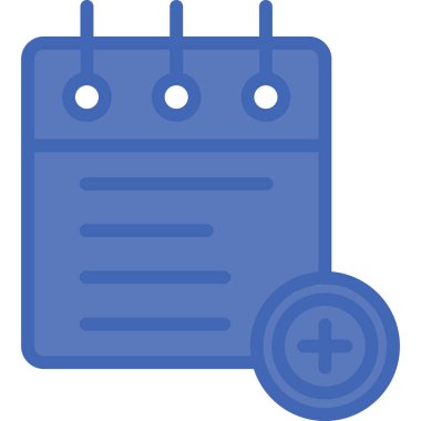 ajanda web simgesi basit tasarımı