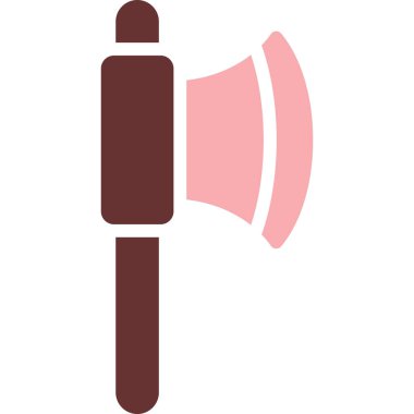 Axe araç simgesi, vektör illüstrasyonu