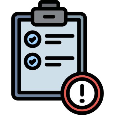 Hata simgesi vektör illüstrasyonu