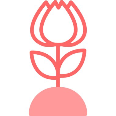 Çiçeğin vektör illüstrasyonu