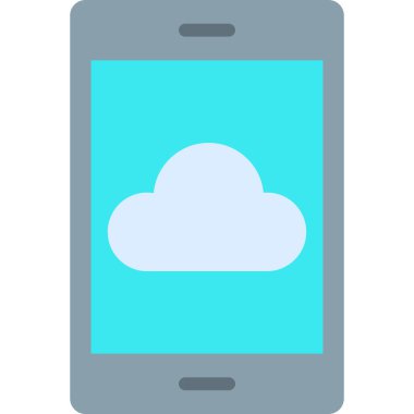 bulut hesaplama vektörü simgesi