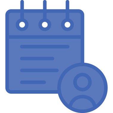 Randevu. Web basit illüstrasyon tasarımı