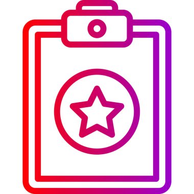 Rozet simgesi, modern tasarım çizimi