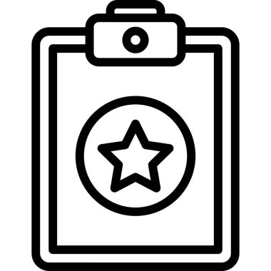 yıldız simgesi vektör illüstrasyonu