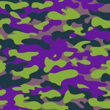Soyut kamuflaj deseni, vektör çizimi. Kusursuz askeri giyim geçmişi
