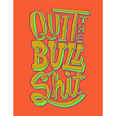 Gündüz çizilen tipografi vektör illüstrasyonuna bayılıyorum..