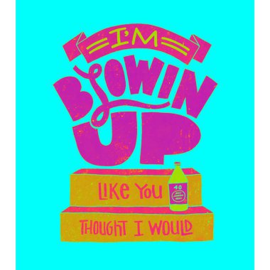 Typography t-shirt tasarımı.