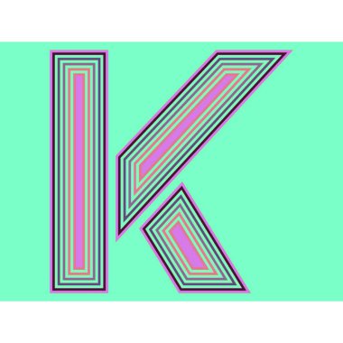 Beyaz arkaplanda renkli harflerin alfabesi. vektör