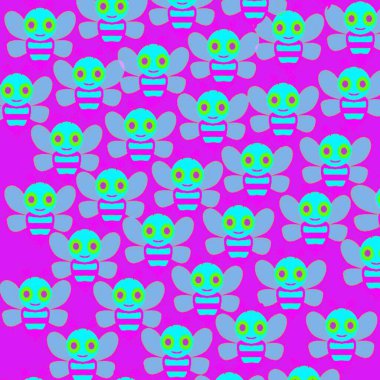 Tekrarlanan şekillerle soyut yaratıcı arkaplan