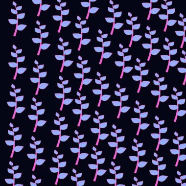 Soyut basit yaprakların kusursuz deseni