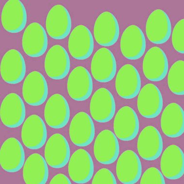 Paskalya yumurtası deseni, vektör çizimi