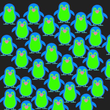 renkli kuşlar ile Seamless Modeli