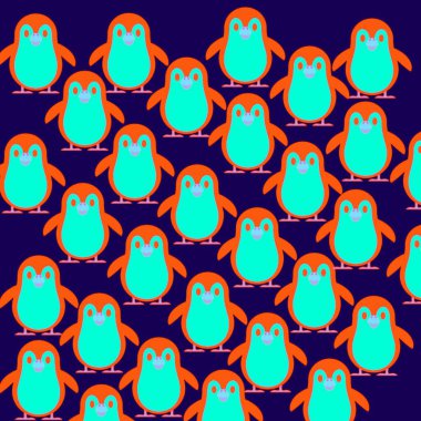 renkli kuşlar ile Seamless Modeli