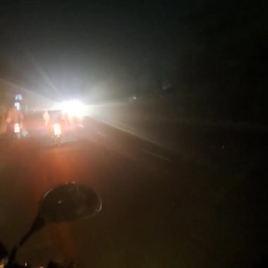 Şehrin gece manzarası