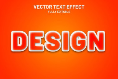 Vektör Düzenlenebilir Metin Efekti Şablonu