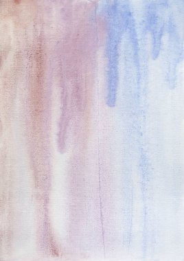 Yaratıcı soyut el boyası, suluboya arka plan, duvar kağıdı, doku. Kaotik boya izleri. Islak boya dokusu. Mavi ve pembe suluboya çizgiler. Tasarım ögeleri için soyut bileşim.