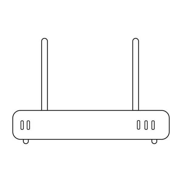 Wifi Router Ikona Projekt Ilustracji — Wektor stockowy