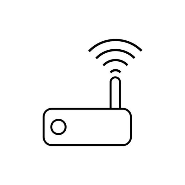 Wifi Routeur Icône Illustration Design — Image vectorielle