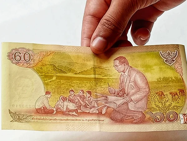 Тайські Банкноти Ванн Кожна — стокове фото