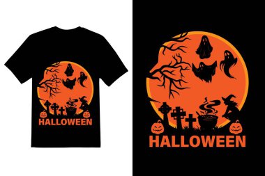 Cadılar Bayramı gömlek tasarımı.