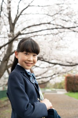 Okul üniforma Asya kız