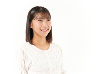 Tecrit edilmiş güzel Asyalı bir kadın.