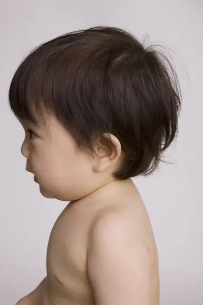 Portrait Cute Asian Baby Boy — Stock Photo, Image