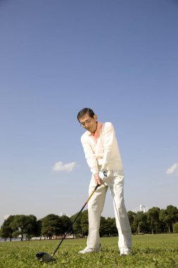 Rotadaki bir golfçünün portresi