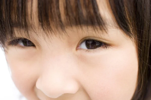 Porträt Der Süßen Kleinen Asiatischen Mädchen — Stockfoto