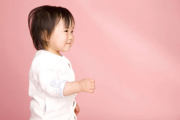 Retrato Lindo Asiático Bebé Niño —  Fotos de Stock
