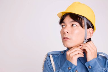 Asya trafik kontrolörünün stüdyo görüntüsü