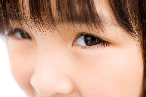 Portrait Mignonne Petite Fille Asiatique — Photo