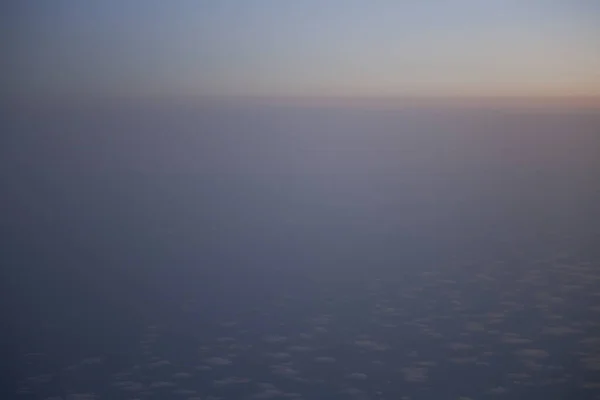 Bela Vista Aérea Nuvens Sobre Mar — Fotografia de Stock