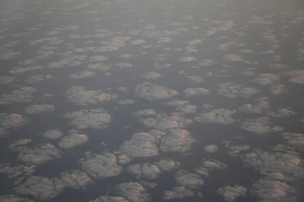 Красивий Повітряний Вид Хмари Над Морем — стокове фото