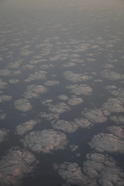 Piękny Widok Powietrza Chmury Nad Morzem — Zdjęcie stockowe
