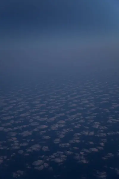 Gyönyörű Légi Kilátás Felhők Tenger Felett — Stock Fotó