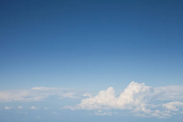 Schöne Luftaufnahme Weißer Wolken Himmel — Stockfoto