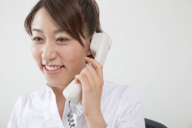 güzel asya kadın ofis çalışanı