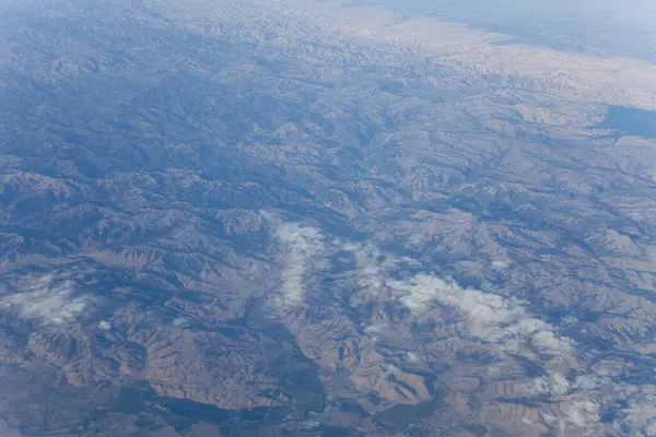 Krásný Letecký Pohled Majestátní Hory — Stock fotografie