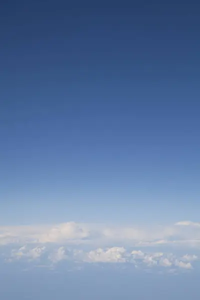 Prachtig Uitzicht Vanuit Lucht Witte Wolken Lucht — Stockfoto