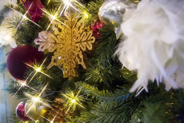 Feliz Natal Feliz Ano Novo Fundo Árvore Natal — Fotografia de Stock